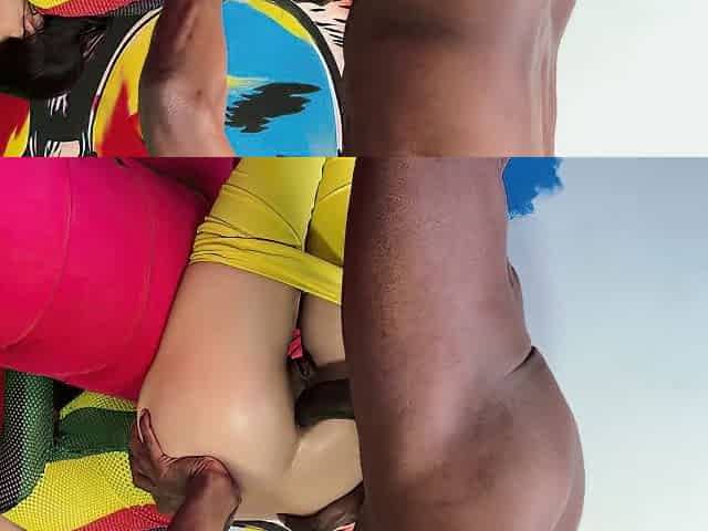 Fake Fitness Trainer Finds Girl In Park And Bangs Ass Her With Huge Bbc