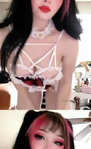 Hottest brunette solo webcam masturbation 2