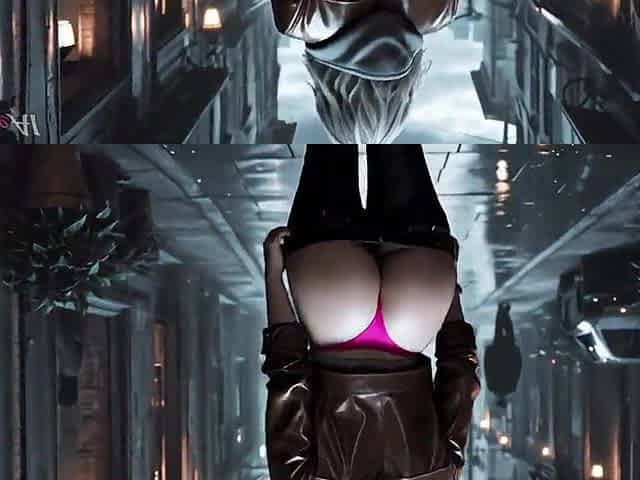 Grace Ashcroft Sneaks U Into Alley for Coarse Public Sex POV - AI GENERATED