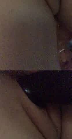 Tight sweet clit and ass solo toy fun
