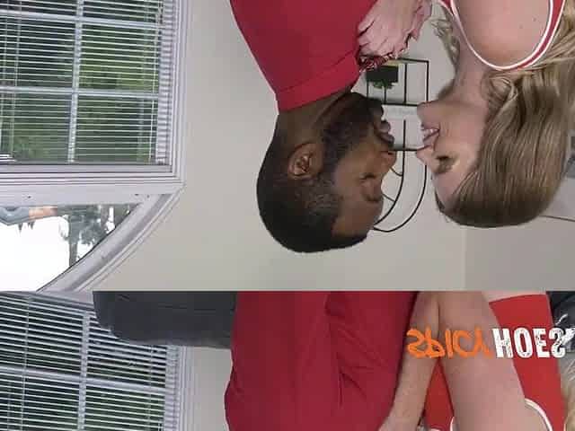 Horny Playgirl Let Ebony Neighbour Screw Her in The Butt