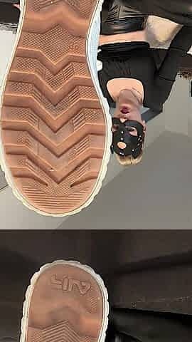 Kneel down and be admirable, then the headmistress will let u smell her perspired soles!