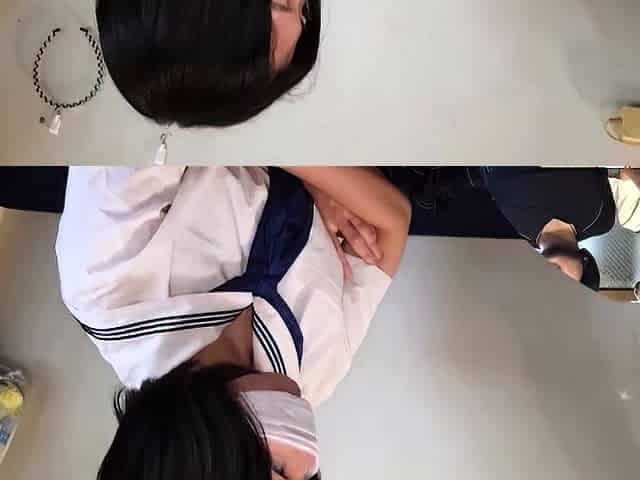 Sexy Japanese Teens in Panties Masturbate