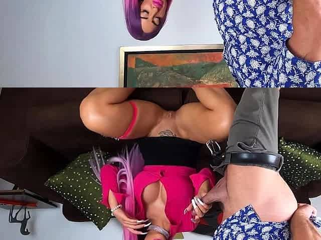 German pornSlut does an anal casting
