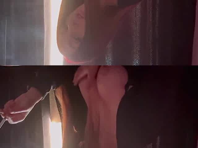 Italian Large boobs mother I'd like to fuck Artemisia Love smoke sesh slow motion