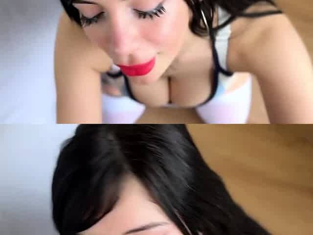 Lil Milk Tattooed Babe Gets Doggy Pussy Pounding By BBC