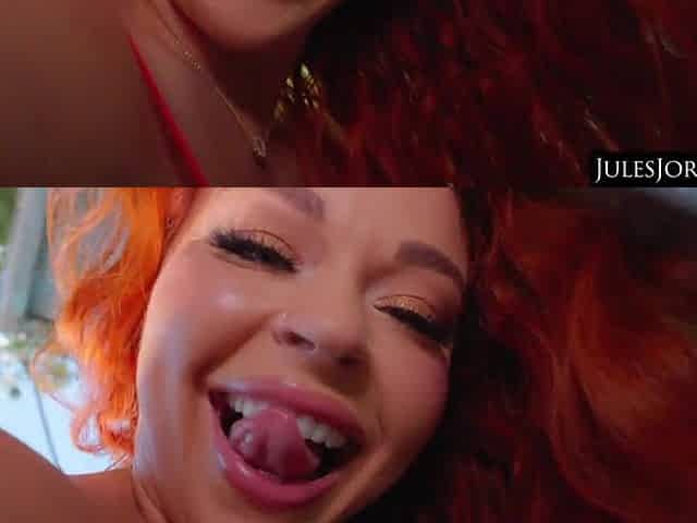 JulesJordan.com - Redhead Temptress Sinatra Monroe Tames A BBC With Her Dangerous Curves