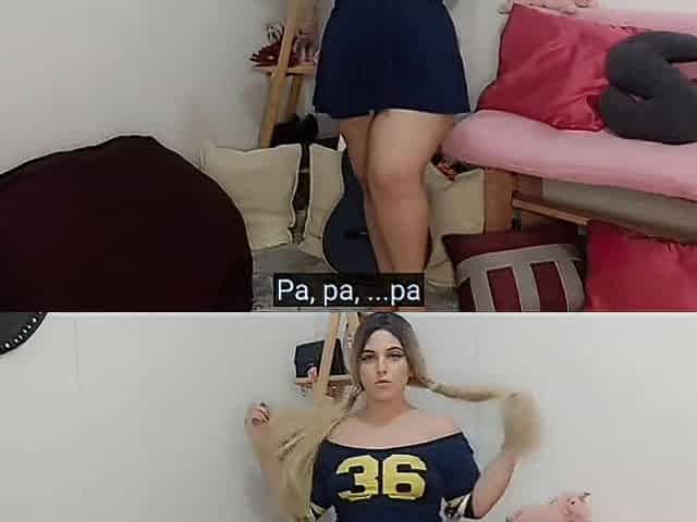 The cheerleader cum