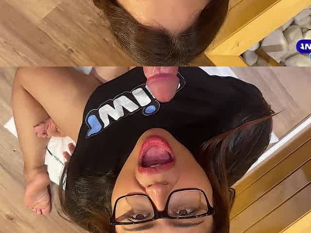 SLOPPY ORAL-JOB FROM HOTEL MAID!