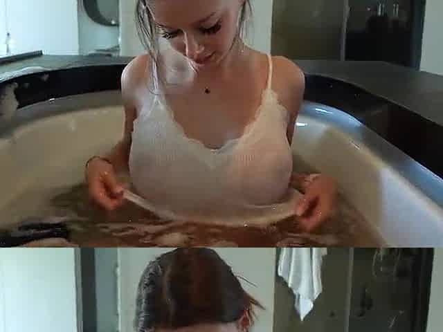 Stepsis And Jacuzzi? Bad Idea - Overspread Her Face In Cum