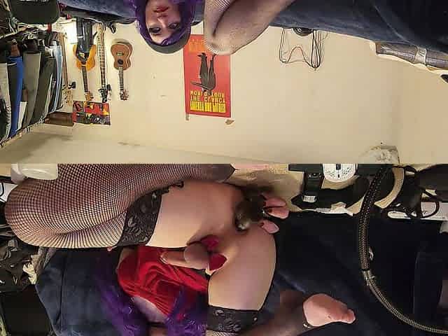 screwing my sissy butt like a doxy!