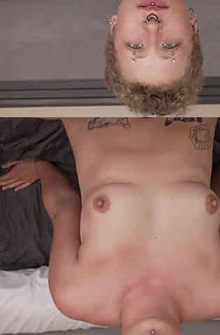 Enby Slut Gets Caught Masturbating by Step Dad