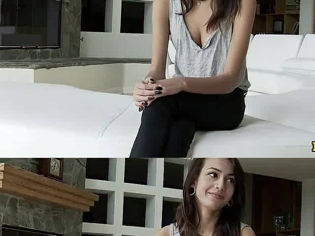Teen Janice Griffith Can't Resist James Deen's Teasing, Sucks His Hard Rod