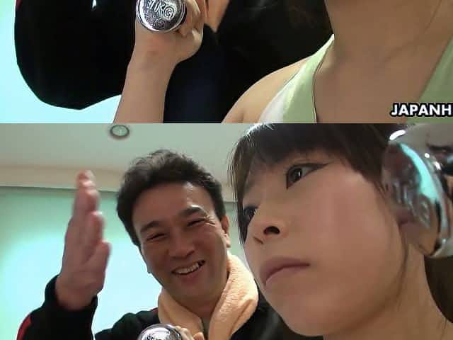 Instead of training lusty Japanese coach fucks meaty pussy of Yui Asano