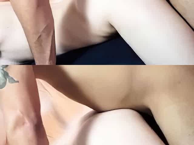 Hubby and bbc bull took turns on that petite cuckold ginger