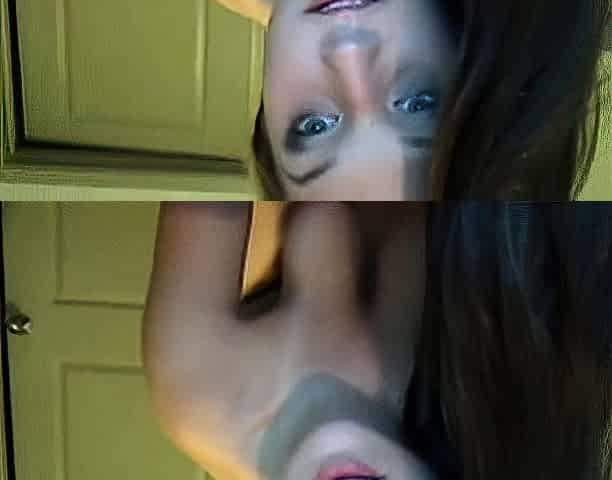 Big-Titted Babe's Amateur Strapon Show