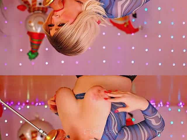 Sloppy tongue out deepthroat and slapping bazookas