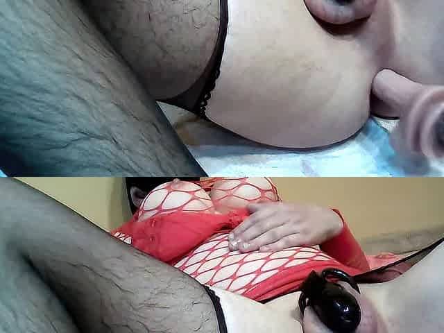 Sissy use bang machine from 0 to 100