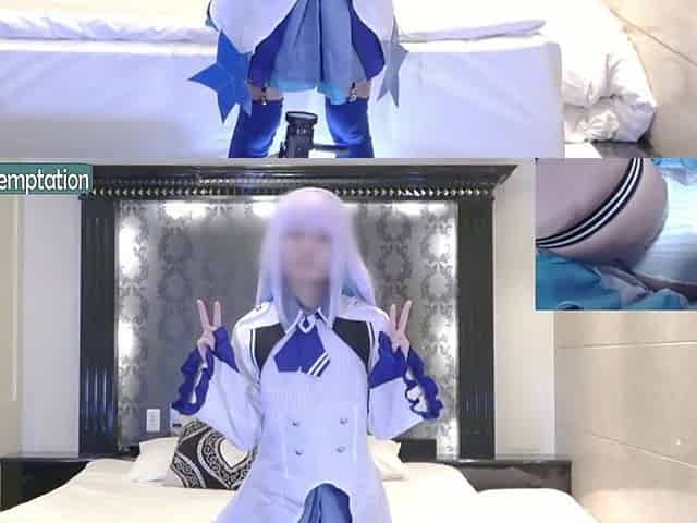 Cosplay Moment Sparks Shy Excitement as a Slender Newcomer Explores Playful Curiosity
