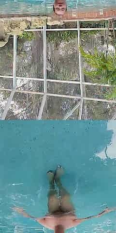 Bare Pool Swimming