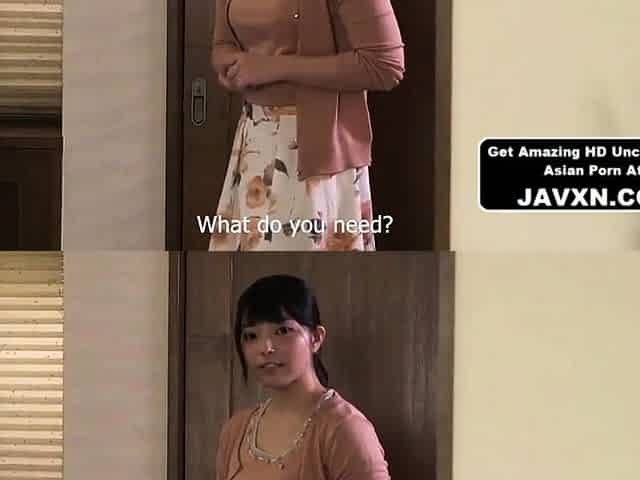Asian Teen With Old Grandpa