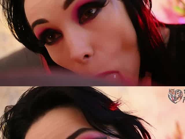 My Wife Gave Me a Blowjob in Her Evening Makeup