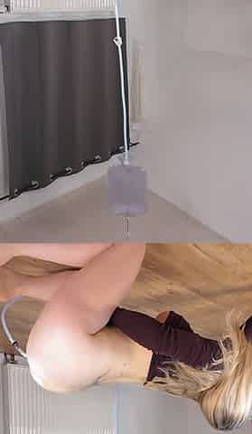 Happy Valentine's Day to You. I Hope My Video Brings You Lots of Love. I Was Amazed at How Quickly the Enema Bag Was Empty