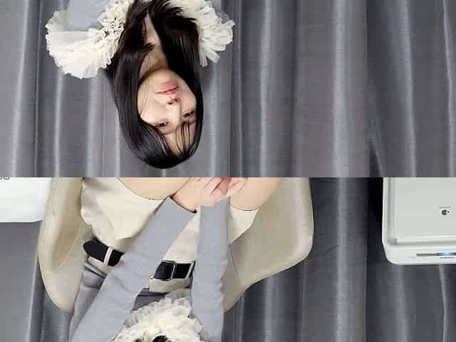Amateur asian hairy teen toying and fingering