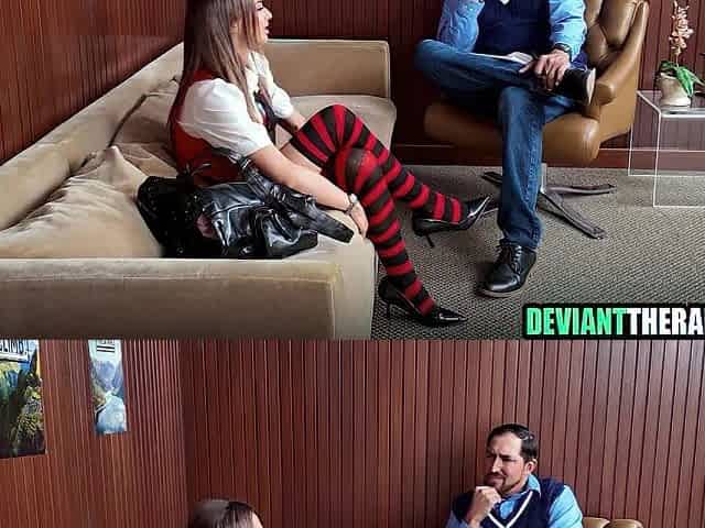 Large Rod Therapist Talks Teen Into Sex