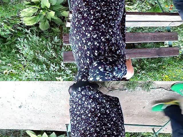 Stepmom's voluptuous butt in hose merits this