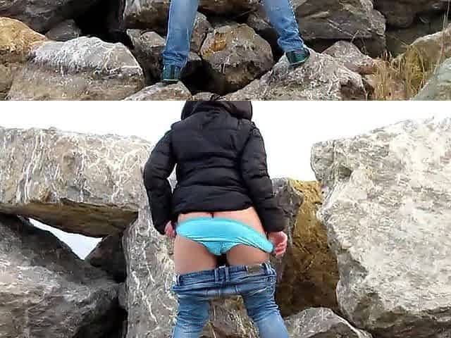 It's good to pissing in the sea or on the shore. I love piddle in nature.