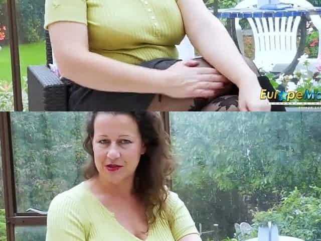 EuropeMaturE Sexy Breasty Solo Lady Playing Alone