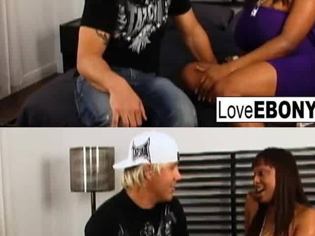 Hawt black honey gets white rod