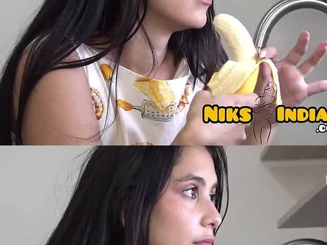 Min Galilea - Big Ass Hot Indian Babe Gets Rough Fucked In The Kitchen