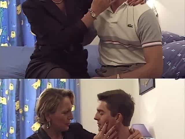 French Older Stepmother Id Like To Fuck In Nylons Bangs A Man