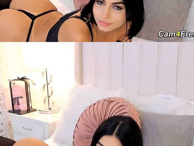 Slim Brunette Teases Herself Slowly in Bed