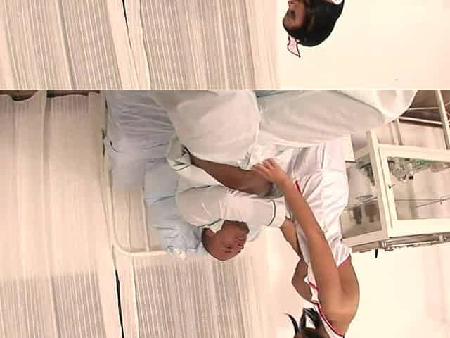 A breathtaking nurse rehabilitates a hospital patient with her vagina and booty