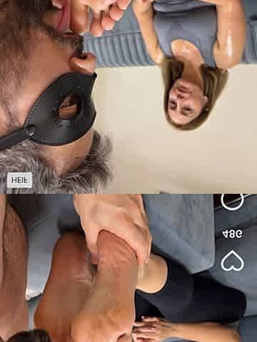 Foot worship amateur