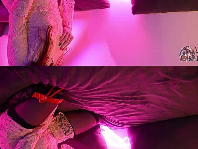 From Romantic Slow Passionate Sex to the Intense Rapture of a Real Artistic Couple in Pink Neon Light