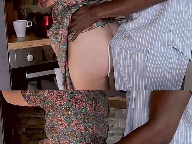 I Wanted to Stuff the Turkey, He Wanted to Stuff His Big Black Cock Into Me - Interracial Creampie