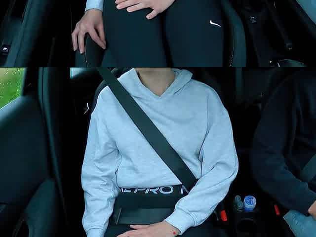 After the driving lesson, things got sexy inside the car