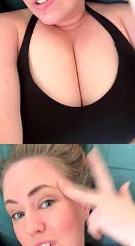 Fat BBW with big boobs masturbating and squirtin on cam