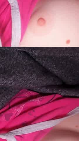 Tiny Tit Babe Sucks and Jerks off