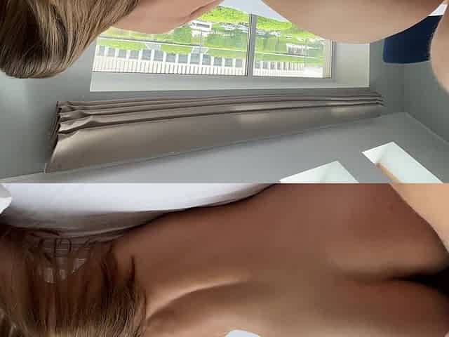 Petite Big-ass Blonde Wanted Sex in the Morning