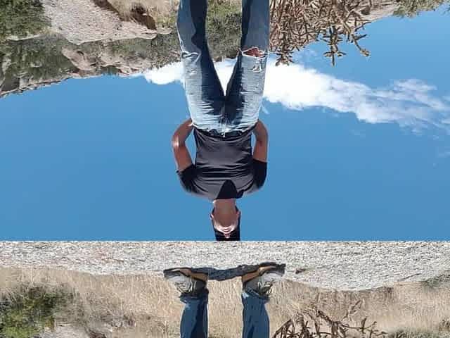 High desert hike pissing and cumming in public in 1080p
