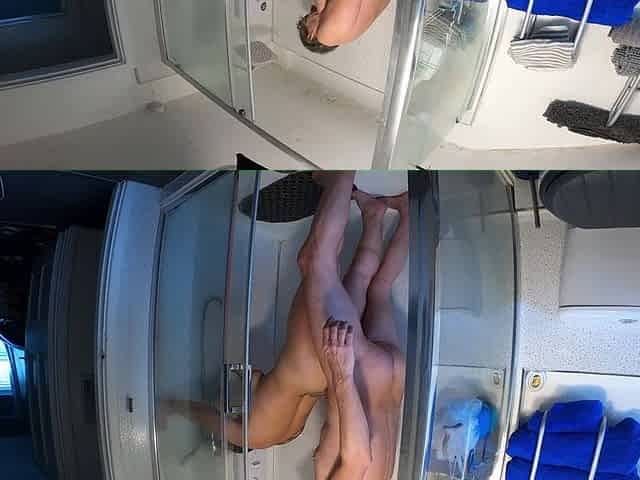 Kinky Couple Curvy Big Ass - Morning Shower Sex POV