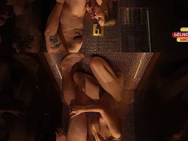 My stepsis desire my knob in the shower after sauna