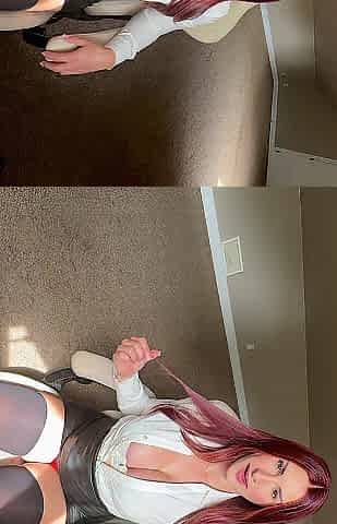 Eye Contact Defiance and Cum Countdown -- Tatum Alland