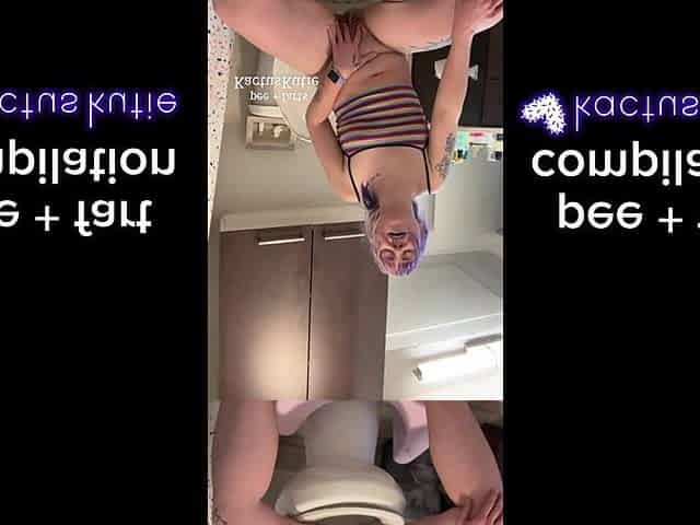 my 1st pee and fart compilation