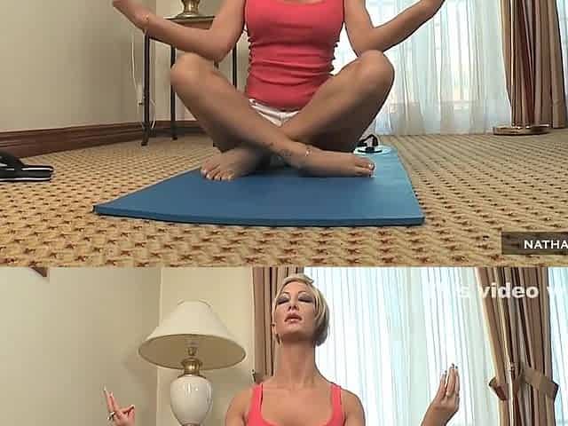 Hot Milf Yoga Lessons With Pearl Diamond And Hot Pearl